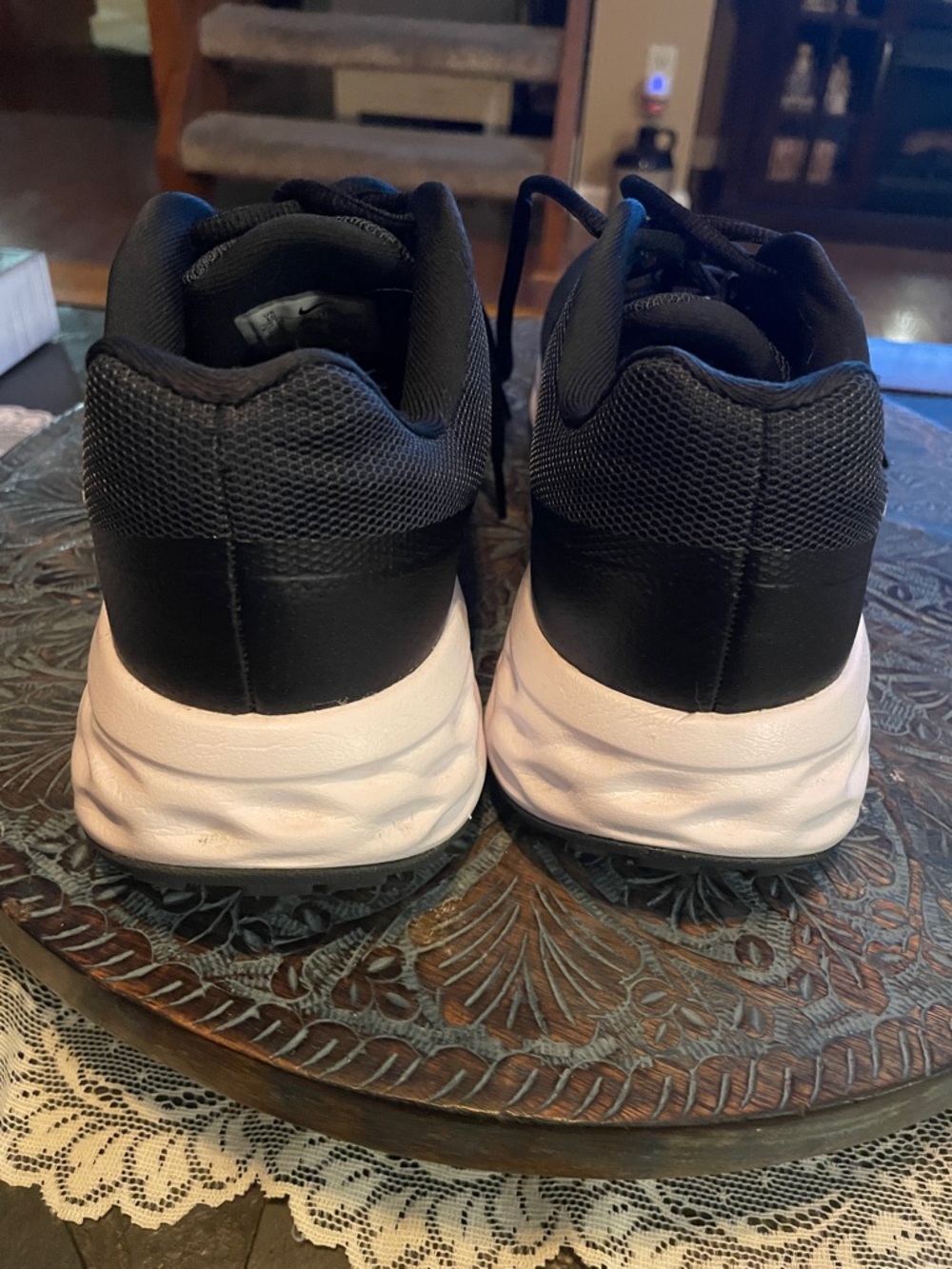 Nike Black and Women’s Athletic Running Sneakers - Picture 3 of 7